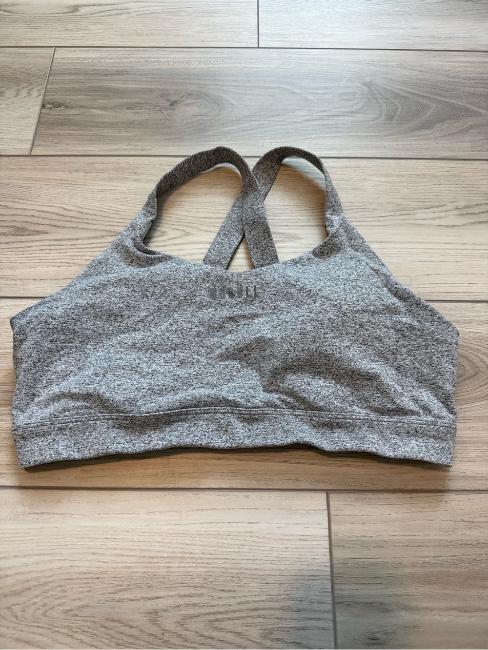 Nobull Women’s Plush Heather Cross-Back Sports Bra